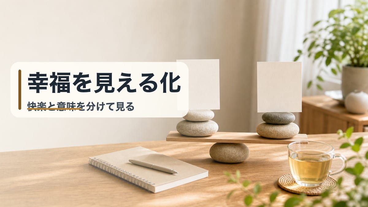 幸福度を数値化するセルフチェック表|Hedonic×Eudaimonicのバランスを診断