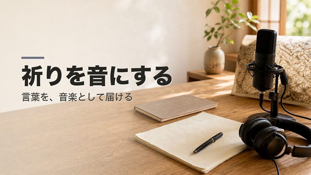 日本の祈りは音楽になる：言葉を音にするのアイキャッチ画像