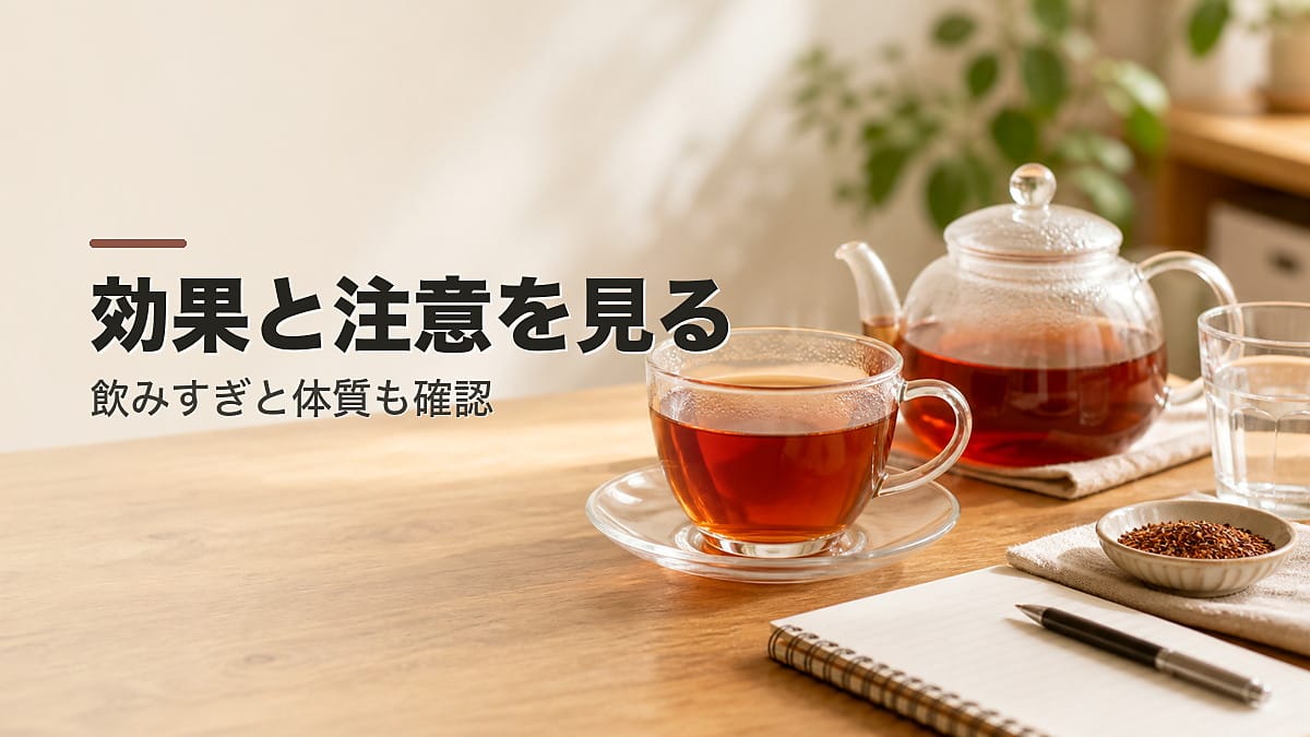 ルイボスティーの健康効果と副作用｜信頼できる研究と医療情報をもとに解説