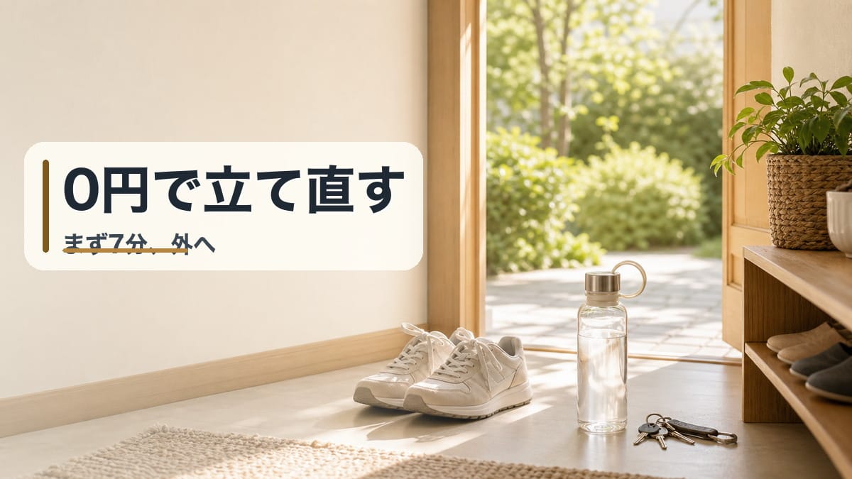 「それができないから困ってるんだよ」な人のための、0円で健康と豊かさを取り戻す記事