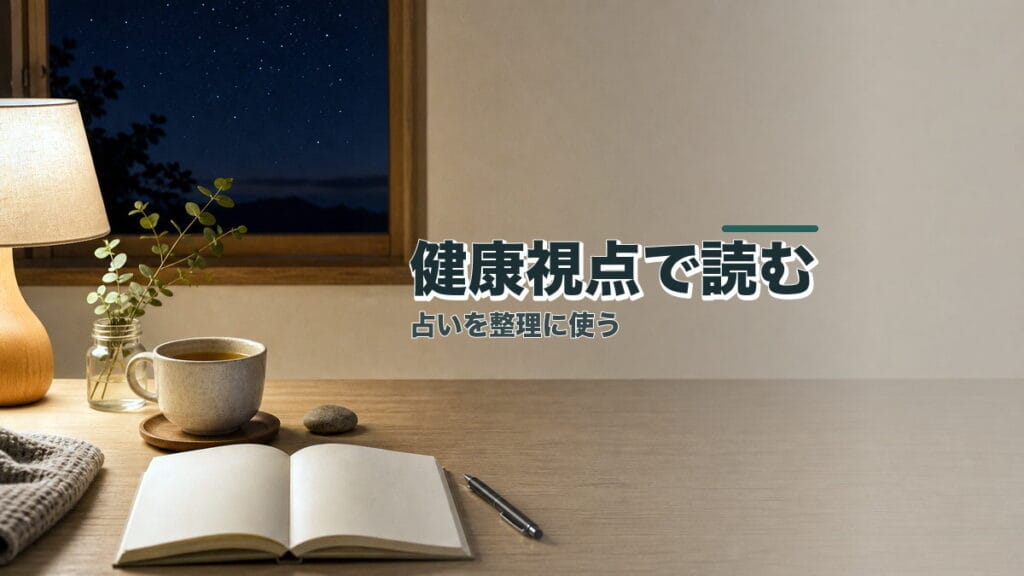 占いを健康視点で読み解くのアイキャッチ画像