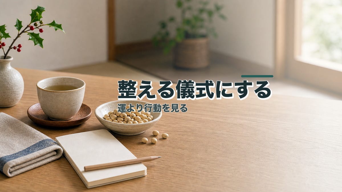 恵方は「運」じゃない。節分を“自分を整える儀式”として使う実践ガイド