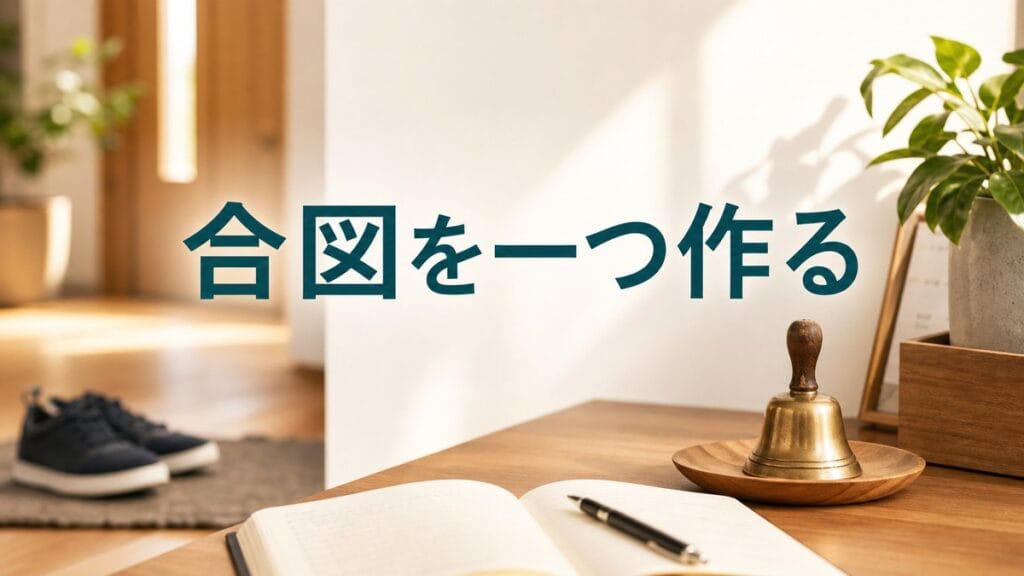 苦手な行動で止まる人へ：合図を一つ作るのアイキャッチ画像