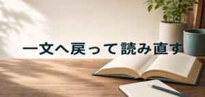 一文へ戻って読み直すのアイキャッチ画像
